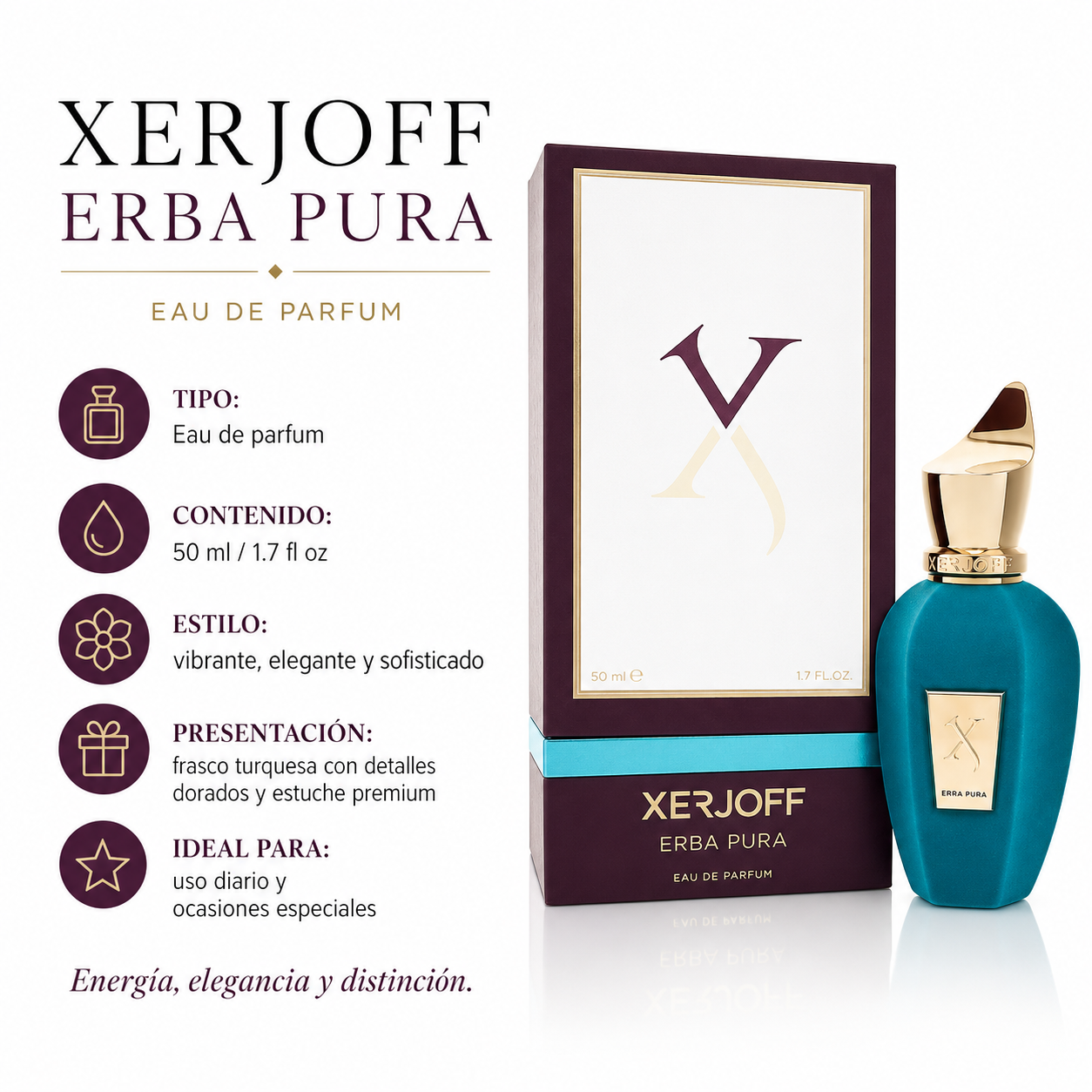 Xerjoff Erba Pura Eau de Parfum Unisex 50ml