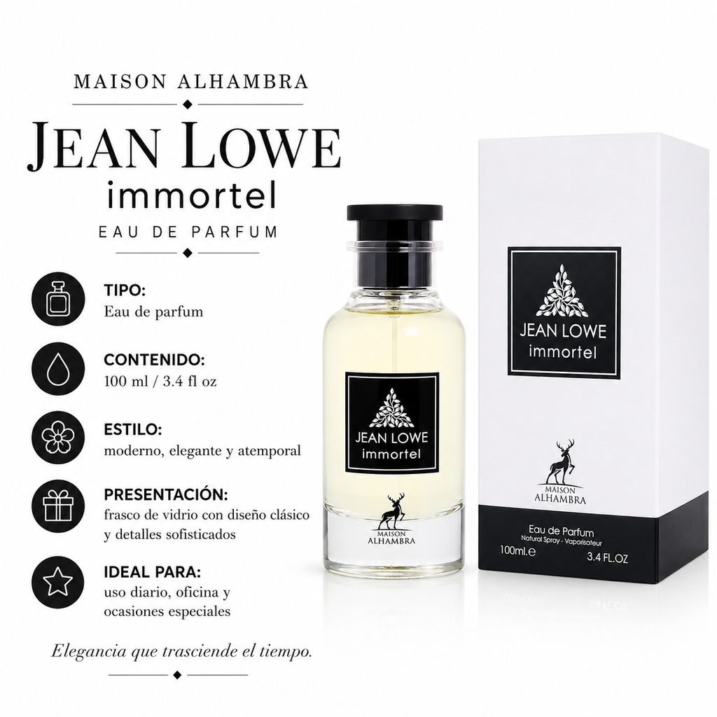 Maison Alhambra Jean Lowe Inmortel Eau de Parfum Unisex 100ml