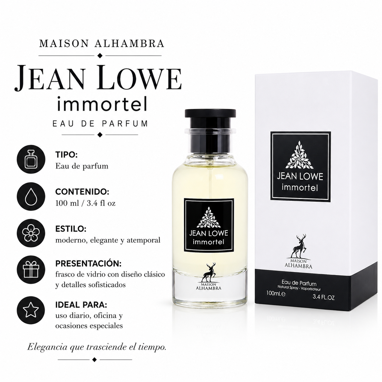 Maison Alhambra Jean Lowe Inmortel Eau de Parfum Unisex 100ml