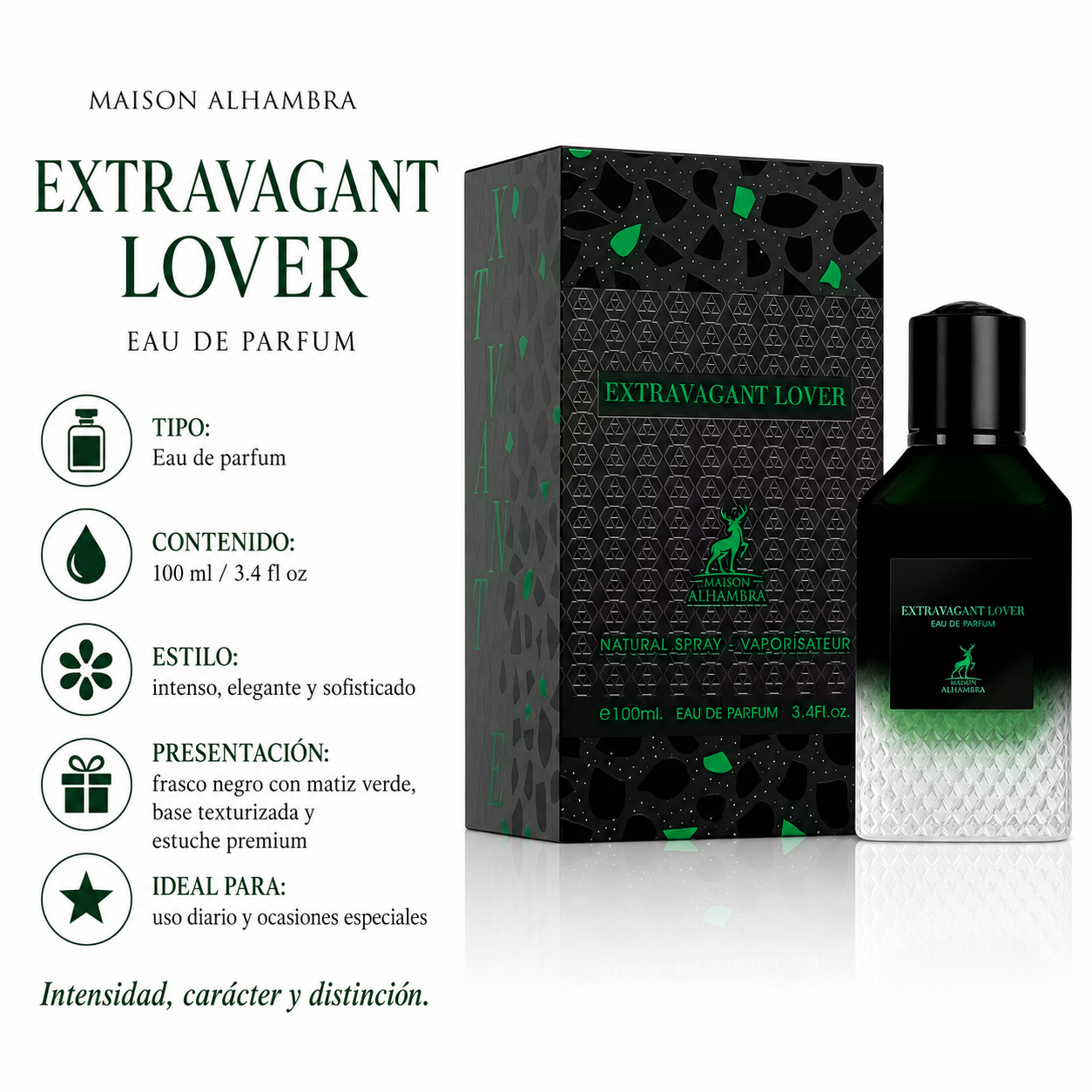 Maison Alhambra Extravagant Lover Eau de Parfum Masculino 100ml