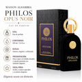 Maison Alhambra Philos Opus Noir Eau de Parfum Unisex 100ml