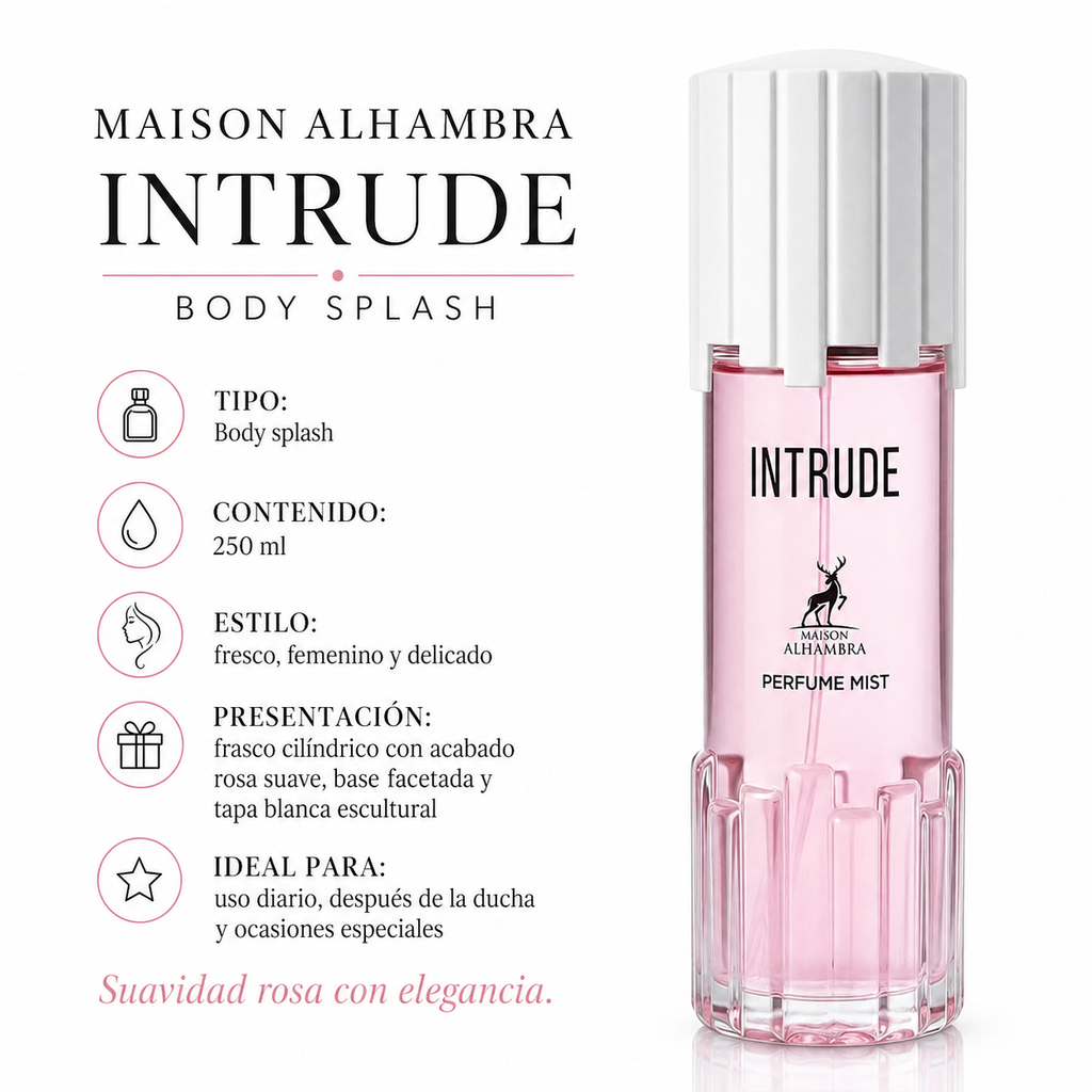 Body Splash Maison Alhambra L'Intrude Femenino 250ml