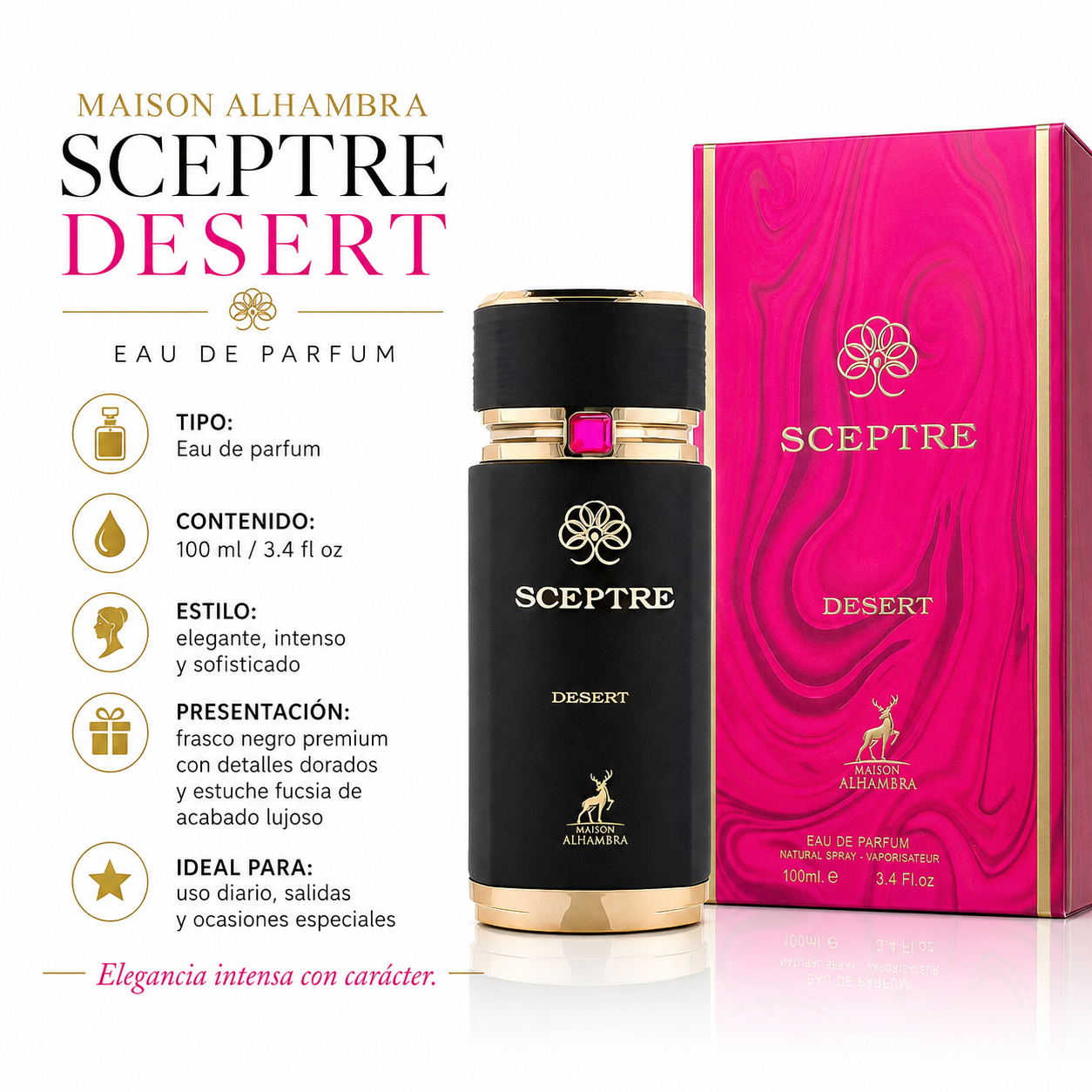 Maison Alhambra Sceptre Desert Eau de Parfum Femenino 100ml