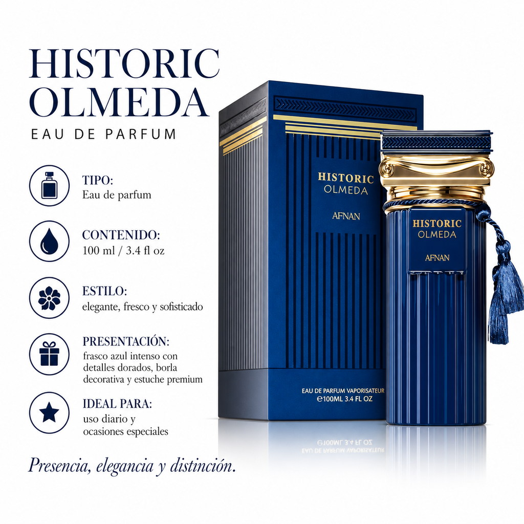 Afnan Historic Olmeda Eau de Parfum Masculino 100ml