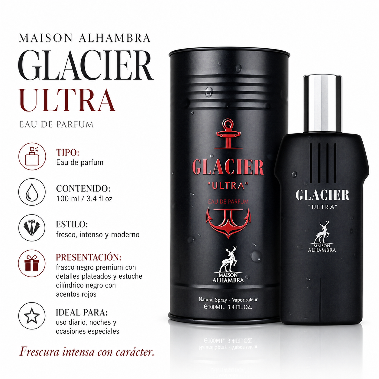 Maison Alhambra Glacier Ultra Eau de Parfum Unisex 100ml