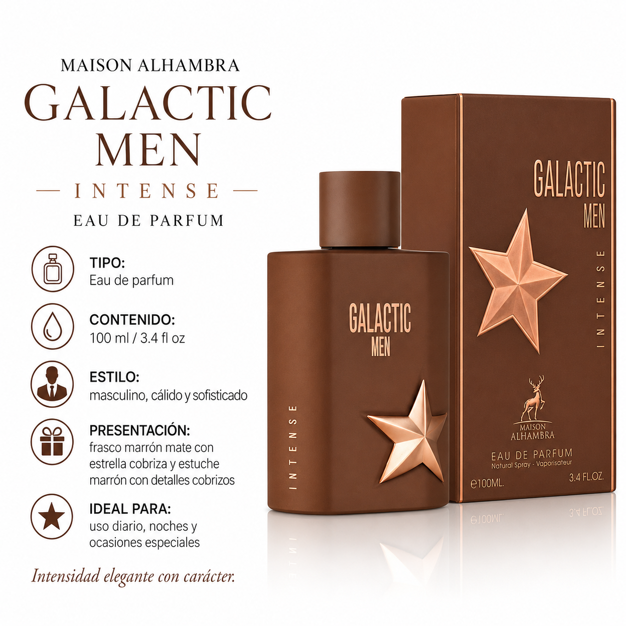 Maison Alhambra Galactic Men Intense Eau de Parfum Masculino 100ml