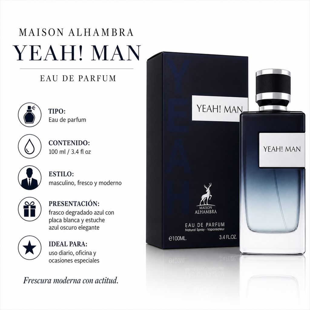 Maison Alhambra Yeah! Eau de Parfum Masculino 100ml