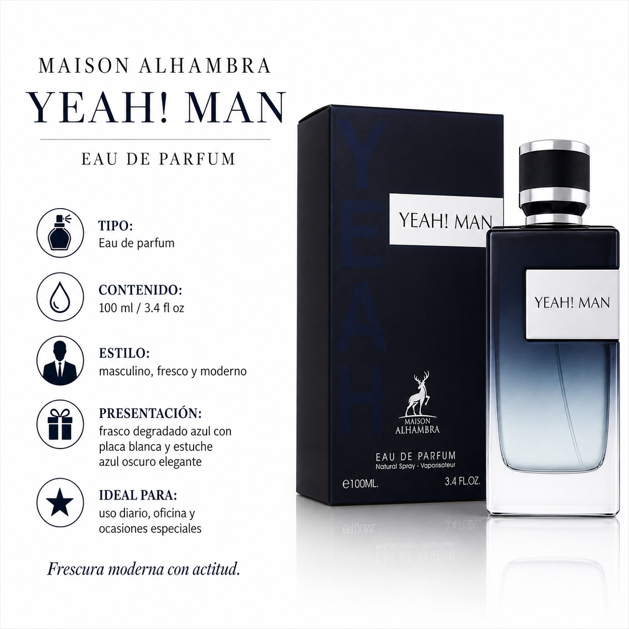 Maison Alhambra Yeah! Eau de Parfum Masculino 100ml