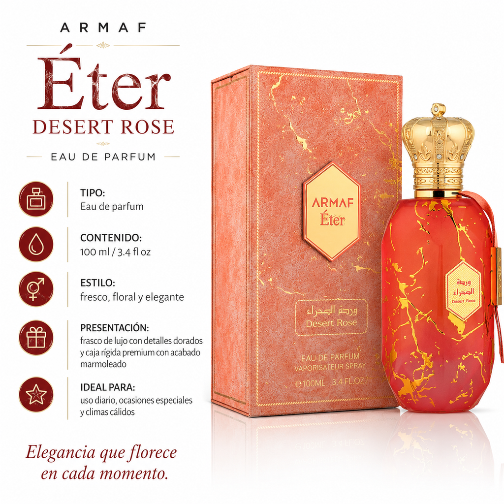 Armaf Eter Desert Rose Eau de Parfum Unisex 100ml