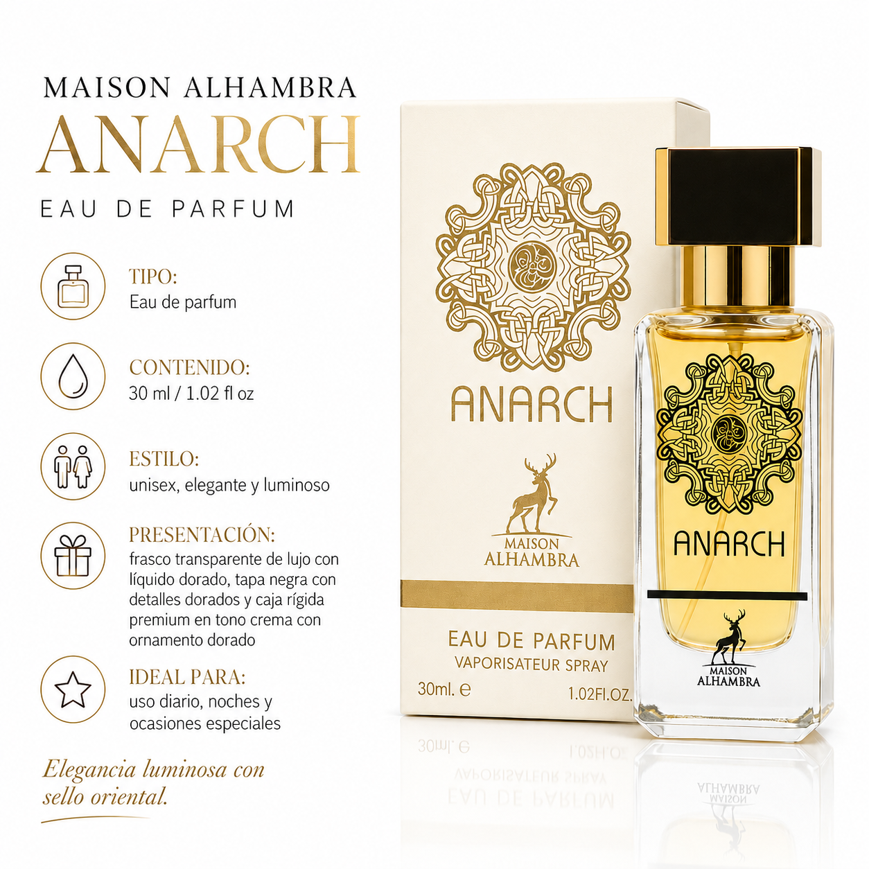 Maison Alhambra Anarch Eau de Parfum Unisex 30ml