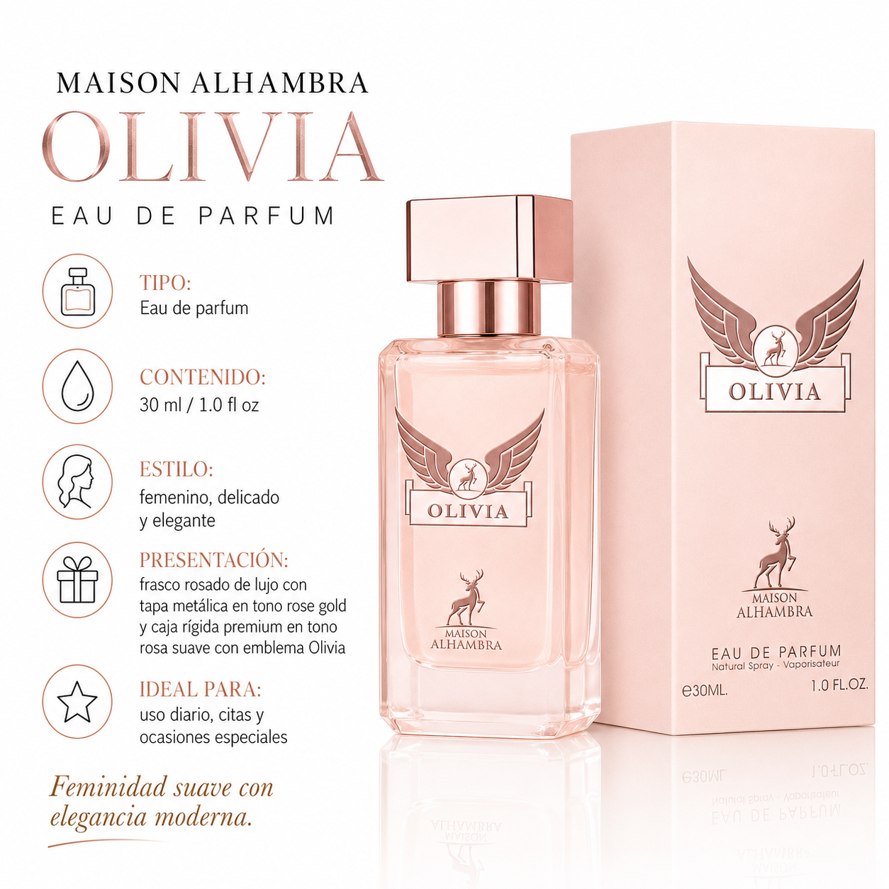 Maison Alhambra Olivia Eau de Parfum Femenino 30ml