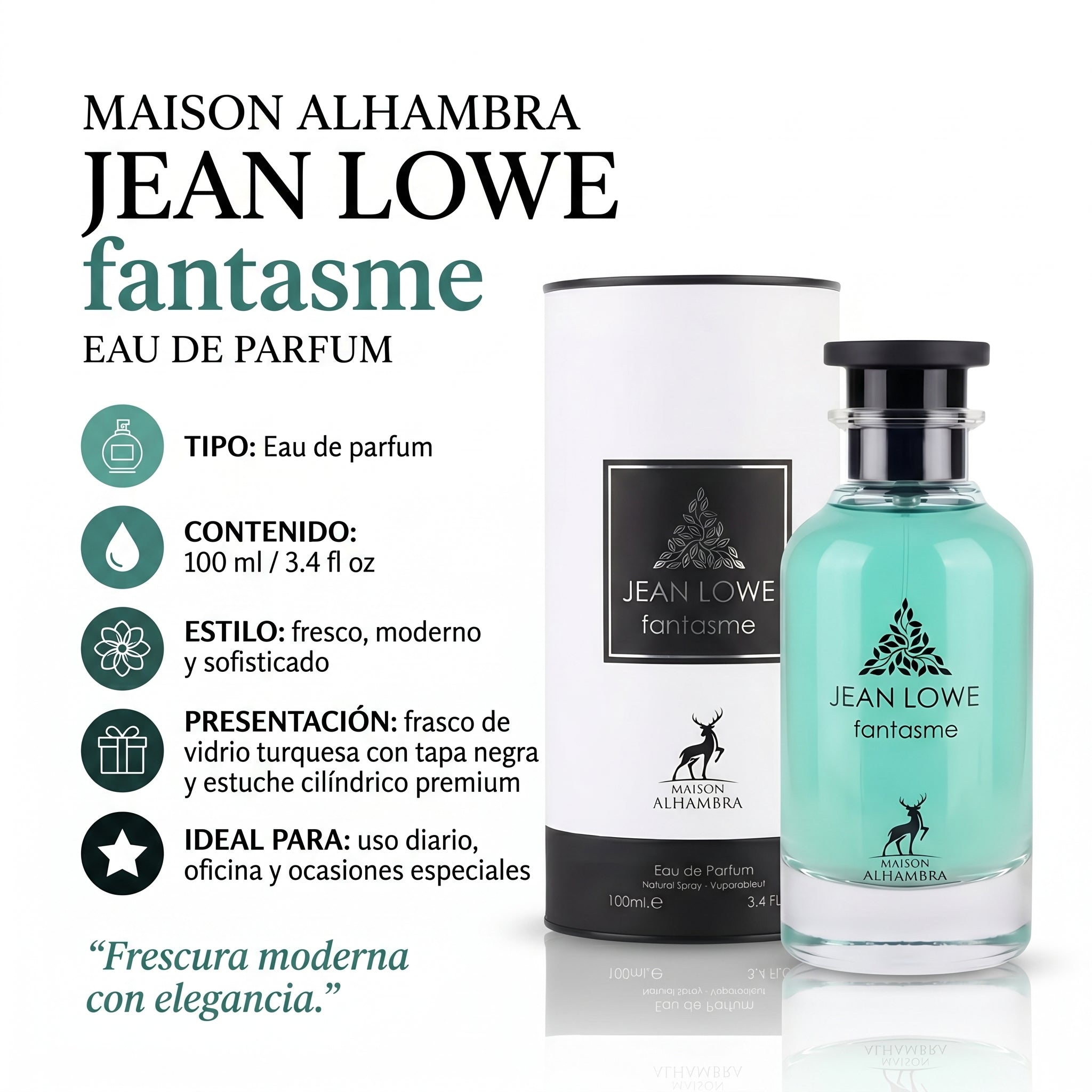 Maison Alhambra Jean Lowe Fantasme Eau de Parfum Unisex 100ml