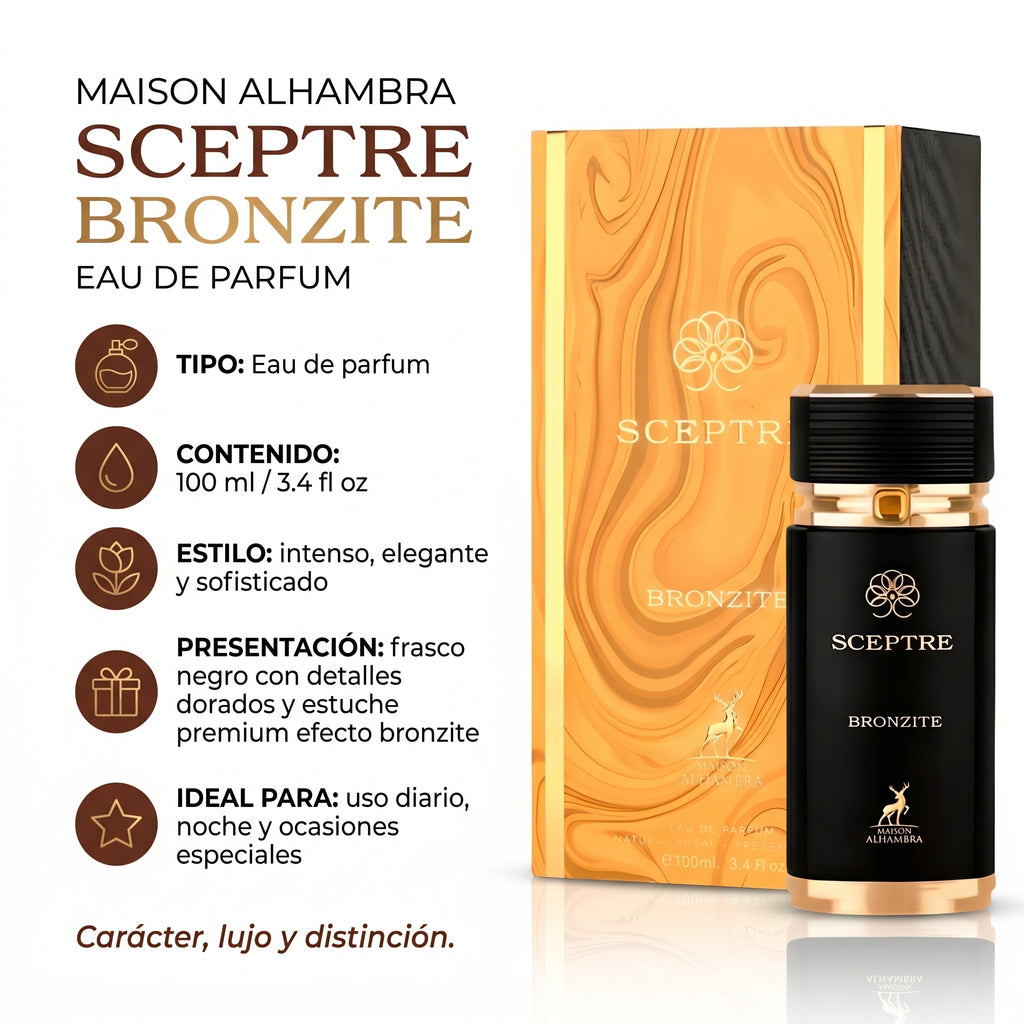Maison Alhambra Sceptre Bronzite Eau de Parfum Masculino 100ml