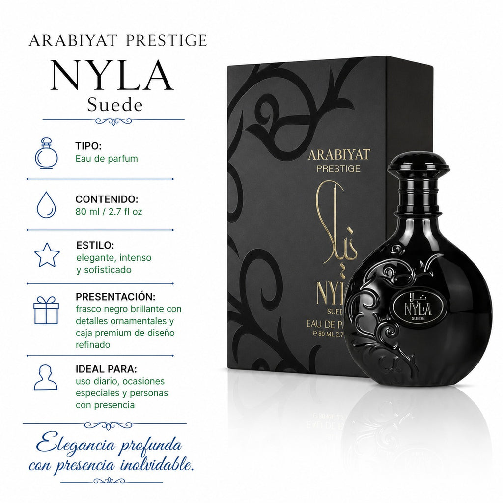 Arabiya Prestige Nyla Suede Eau de Parfum 80ml