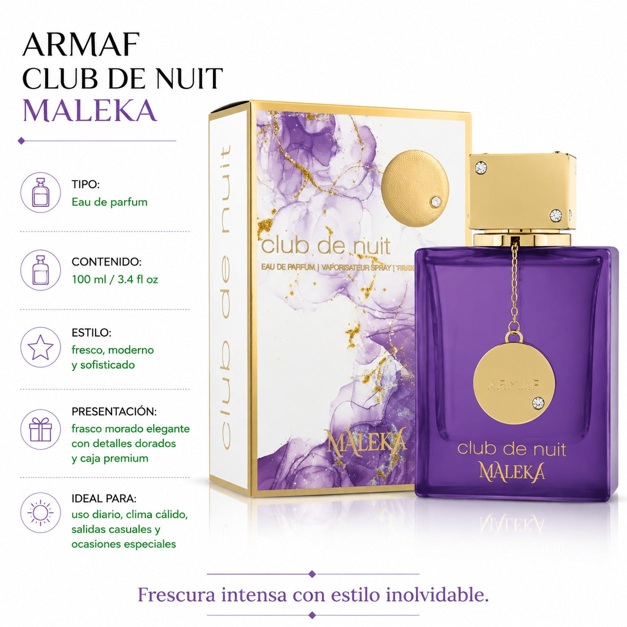 Armaf Club de Nuit Maleka Eau de Parfum Femenino 105ml