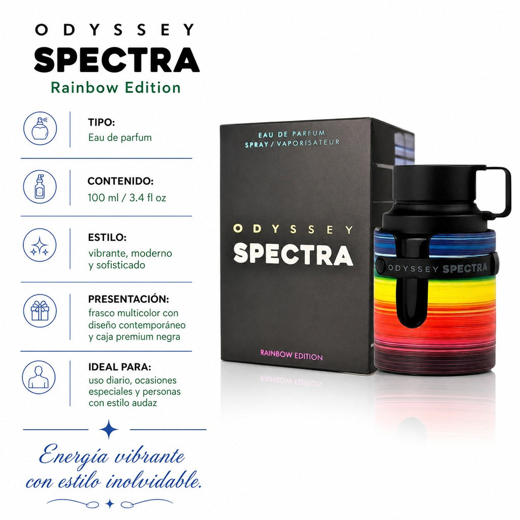 Armaf Odyssey Spectra Rainbow Edition Eau de Parfum Unissex 100ml