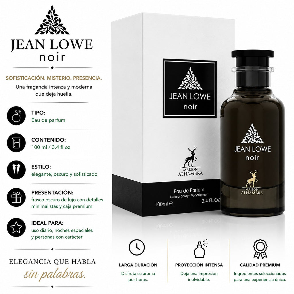 Maison Alhambra Jean Lowe Noir EDP 100 ml