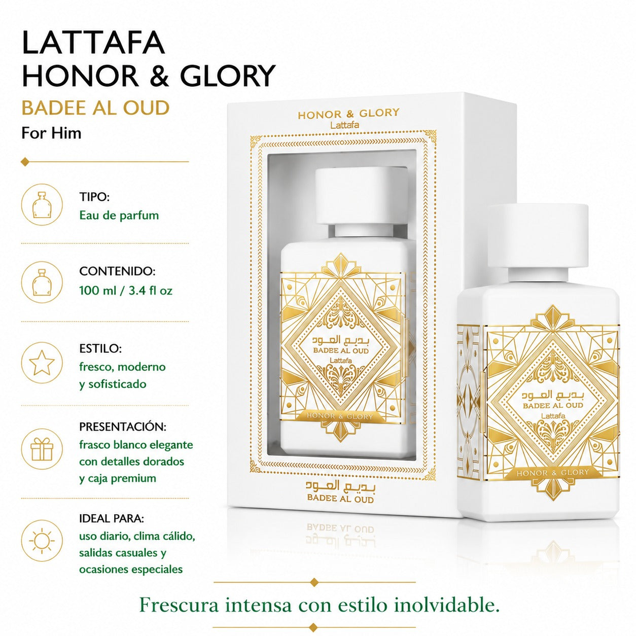 Lattafa Badee Honor And Glory Unissex 100ml