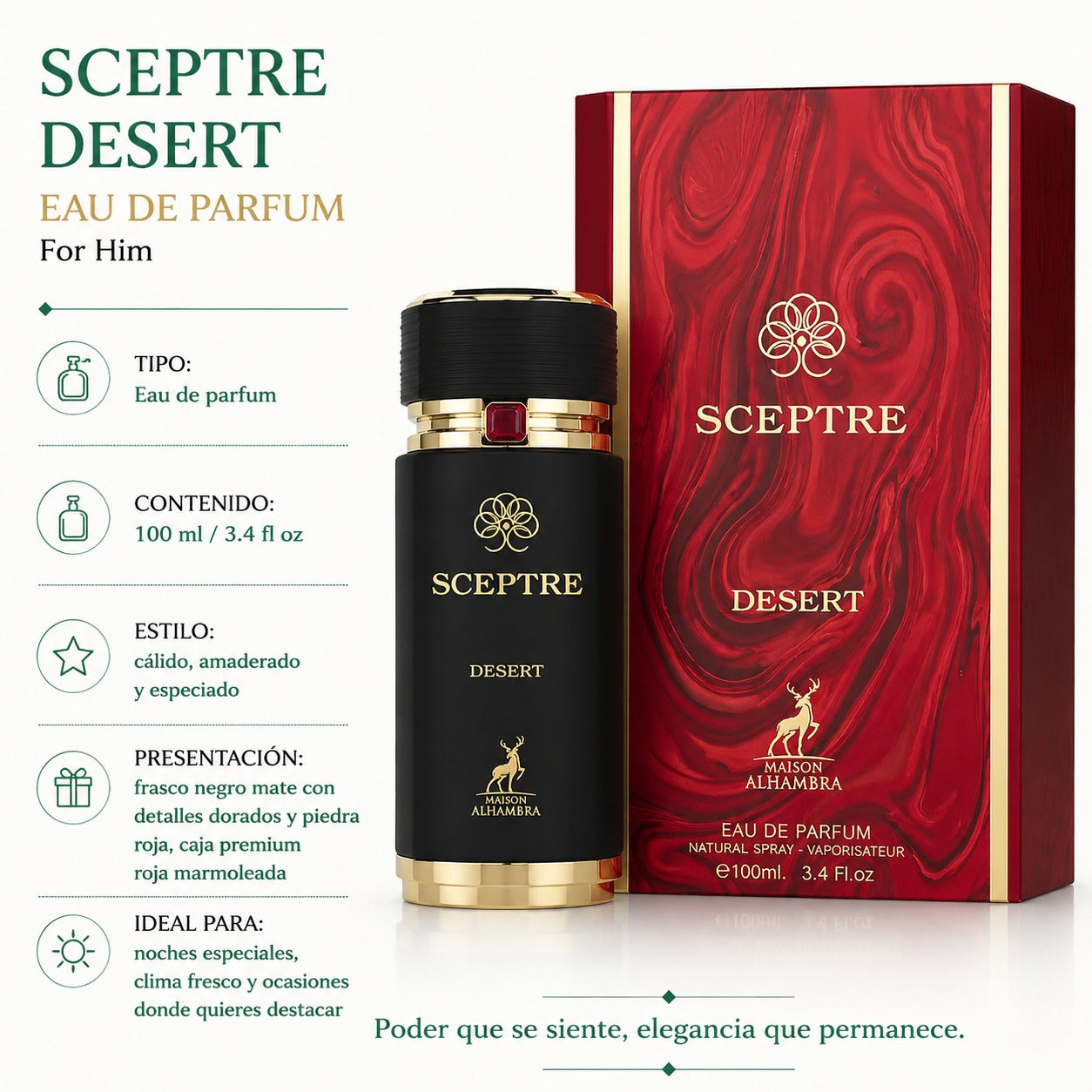 Maison Alhambra Sceptre Desert EDP 100 ml