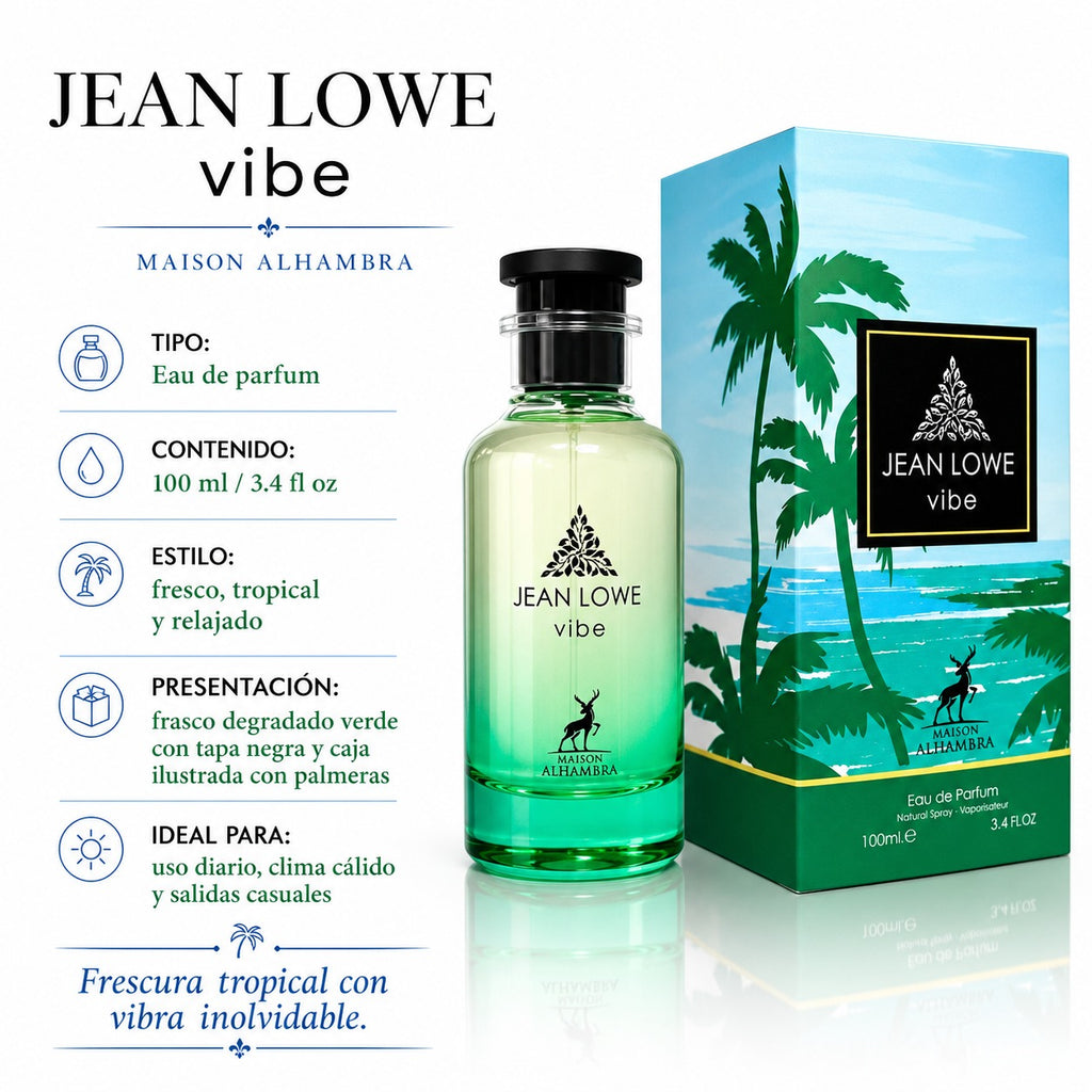 Maison Alhambra Jean Lowe Vibe Eau de Parfum Masculino 100 ml
