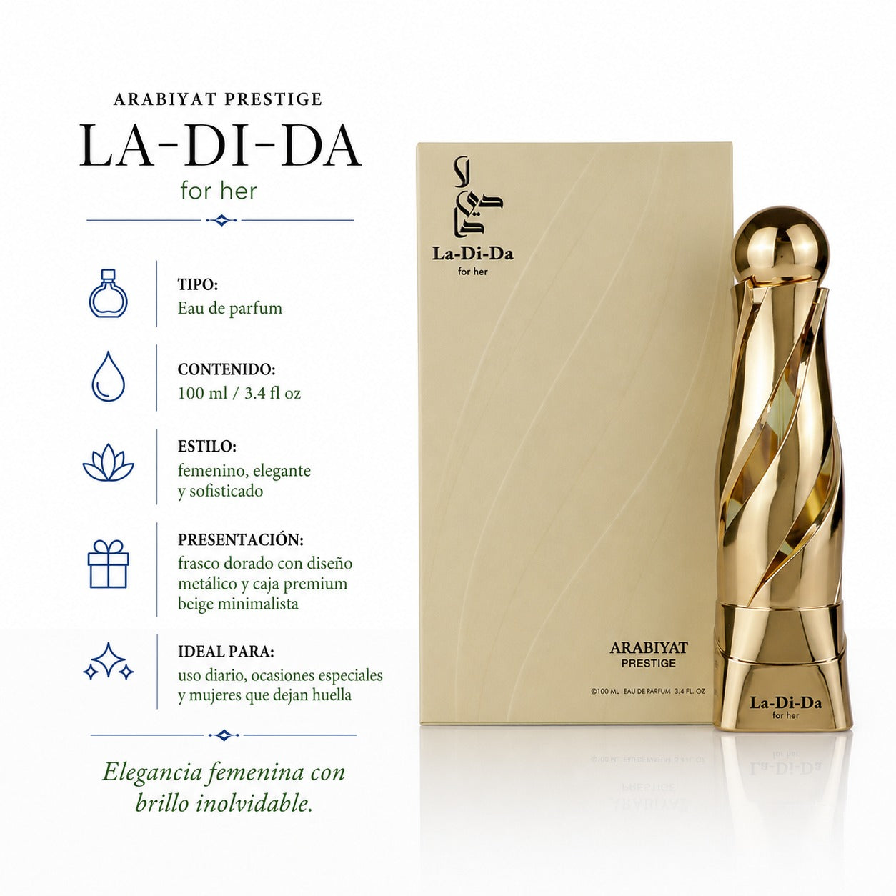 Arabiyat Prestige La Di Da Femme Eau de Parfum 100ml
