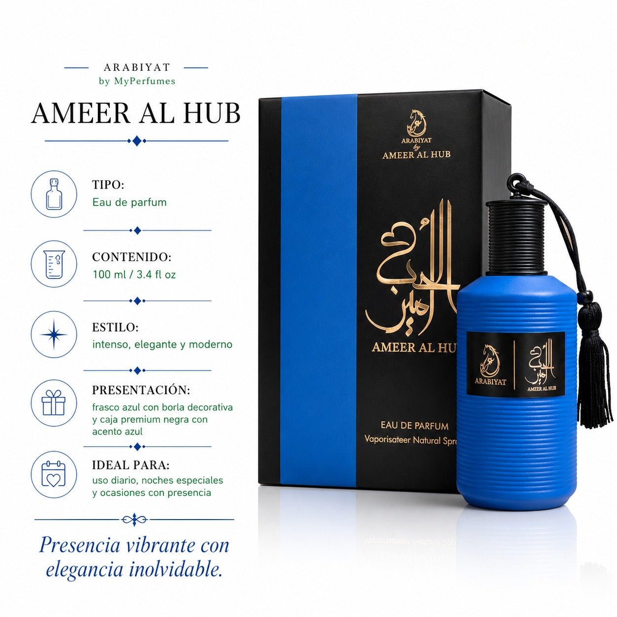 Arabiyat Ameer Al Hub Blue Eau de Parfum100ml