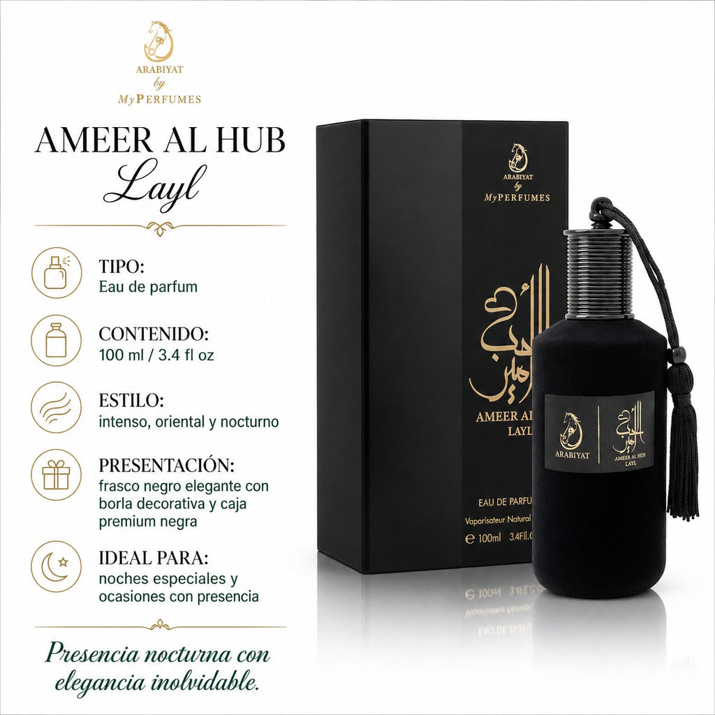 Arabiyat Ameer Al Hub Layl Black Eau de Parfum 100ml