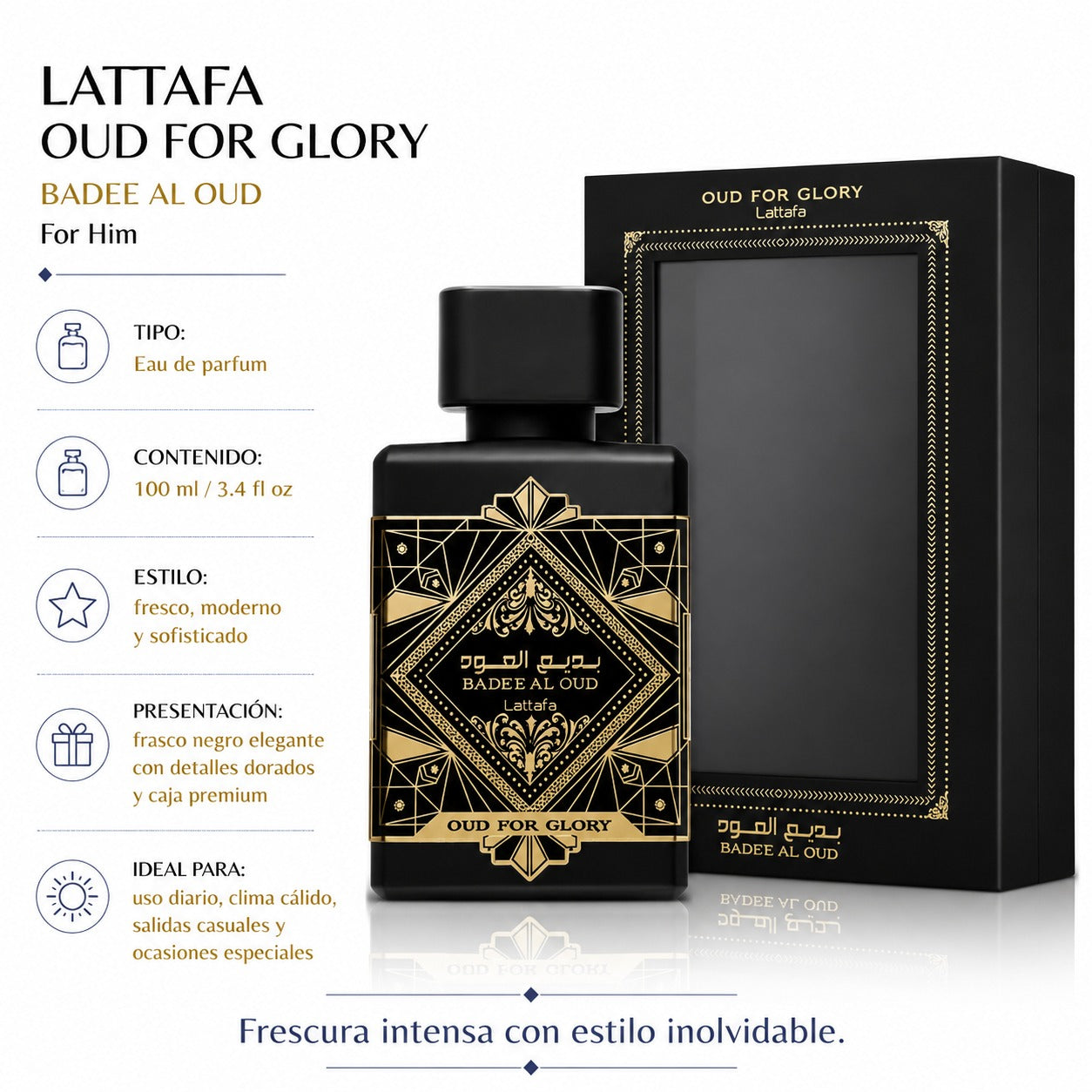 Lattafa Badee Al Oud For Glory Unisex EDP 100 ml