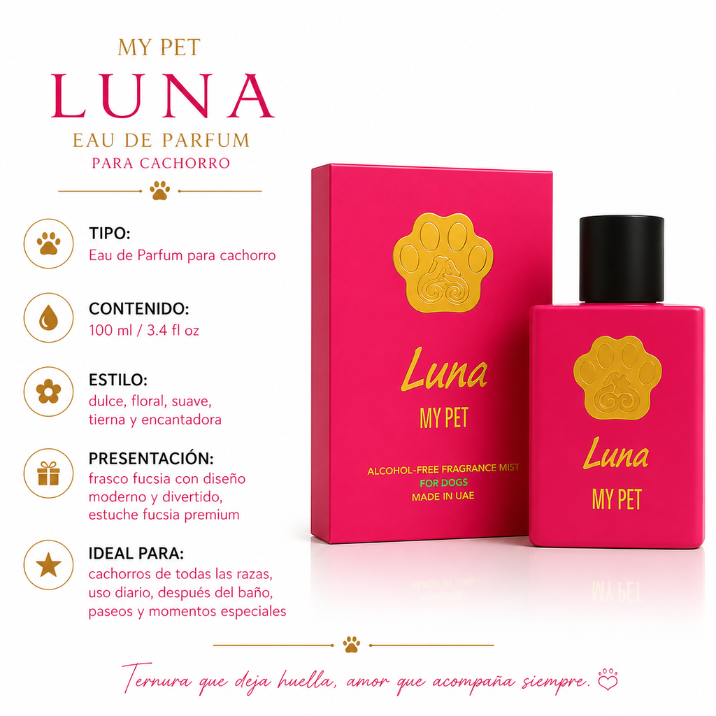 My Pet Luna Eau de Parfum para Cachorro Unisex 100ml