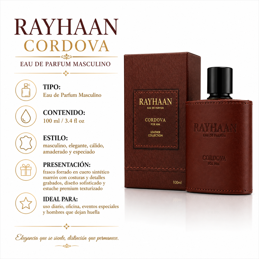 Rayhaan Cordova Eau de Parfum Unisex 100ml
