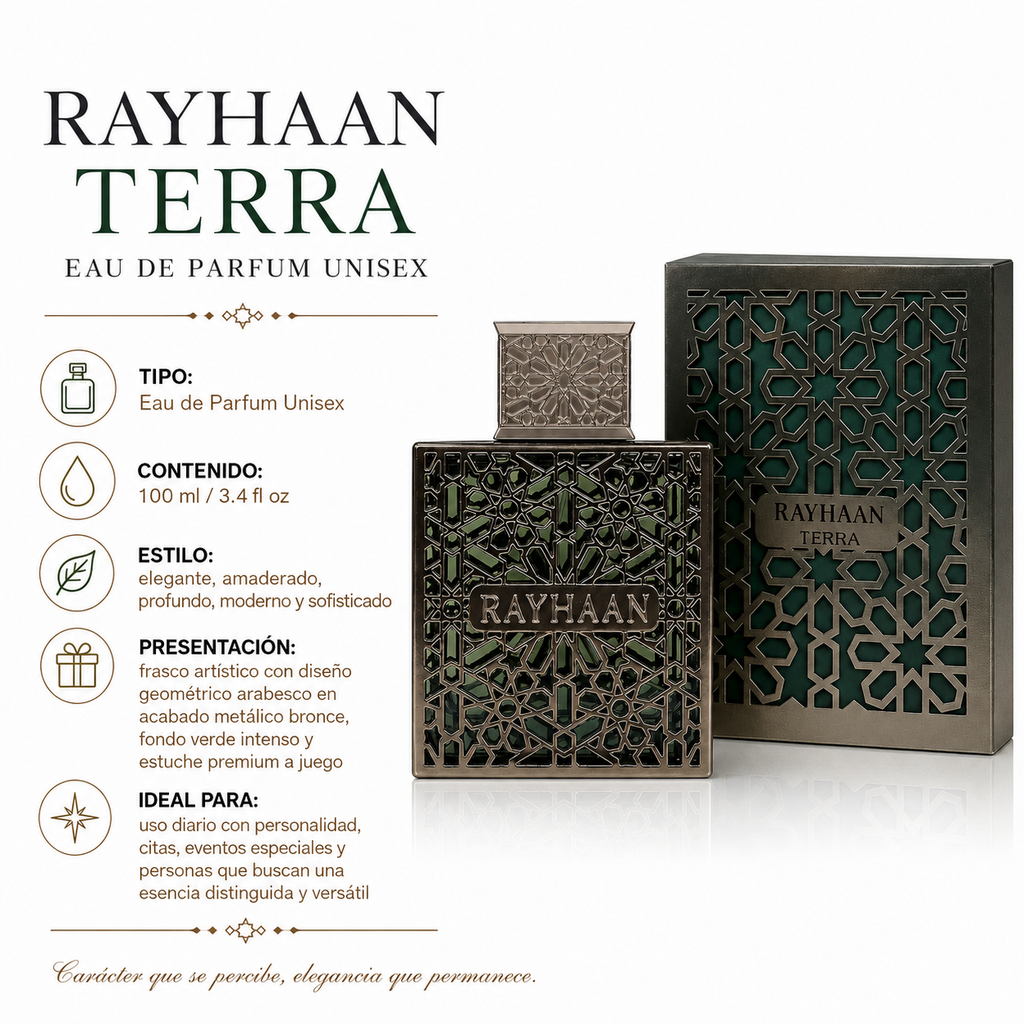 Rayhaan Terra Eau de Parfum Unisex 100ml