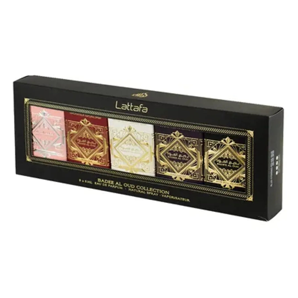 Kit Lattafa Mini Badee Al Oud Collection 5 en 1 EDP Unisex 5ml