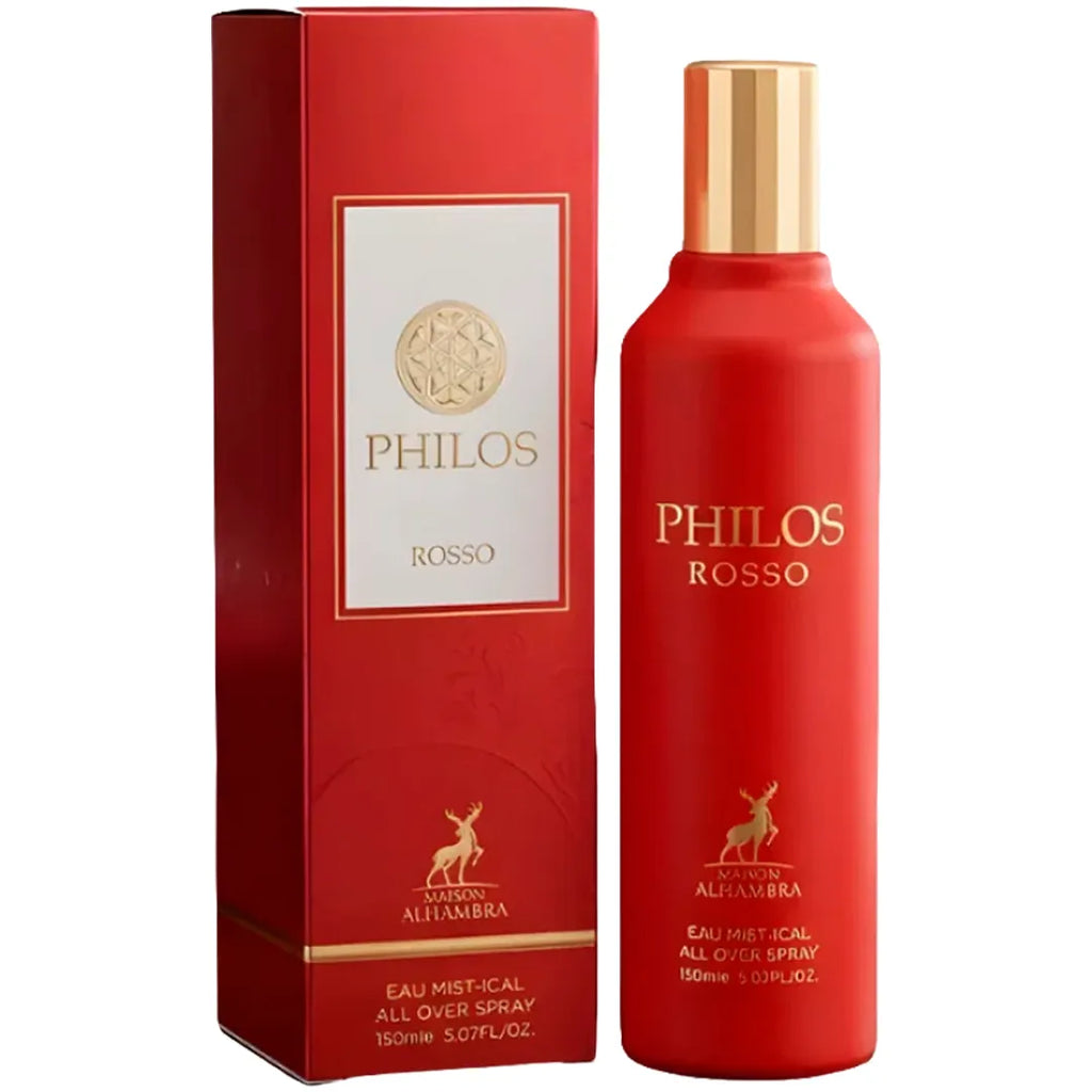 Maison Alhambra Philos Rosso Eau Mistical Splash Corporal Unisex 150ml