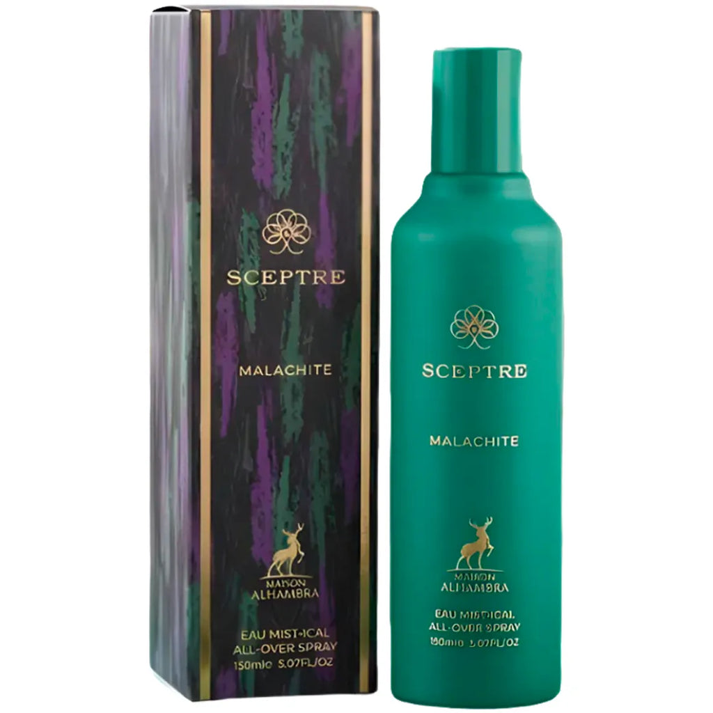 Maison Alhambra Sceptre Malachite Eau Mistical Splash Corporal Masculino 150ml