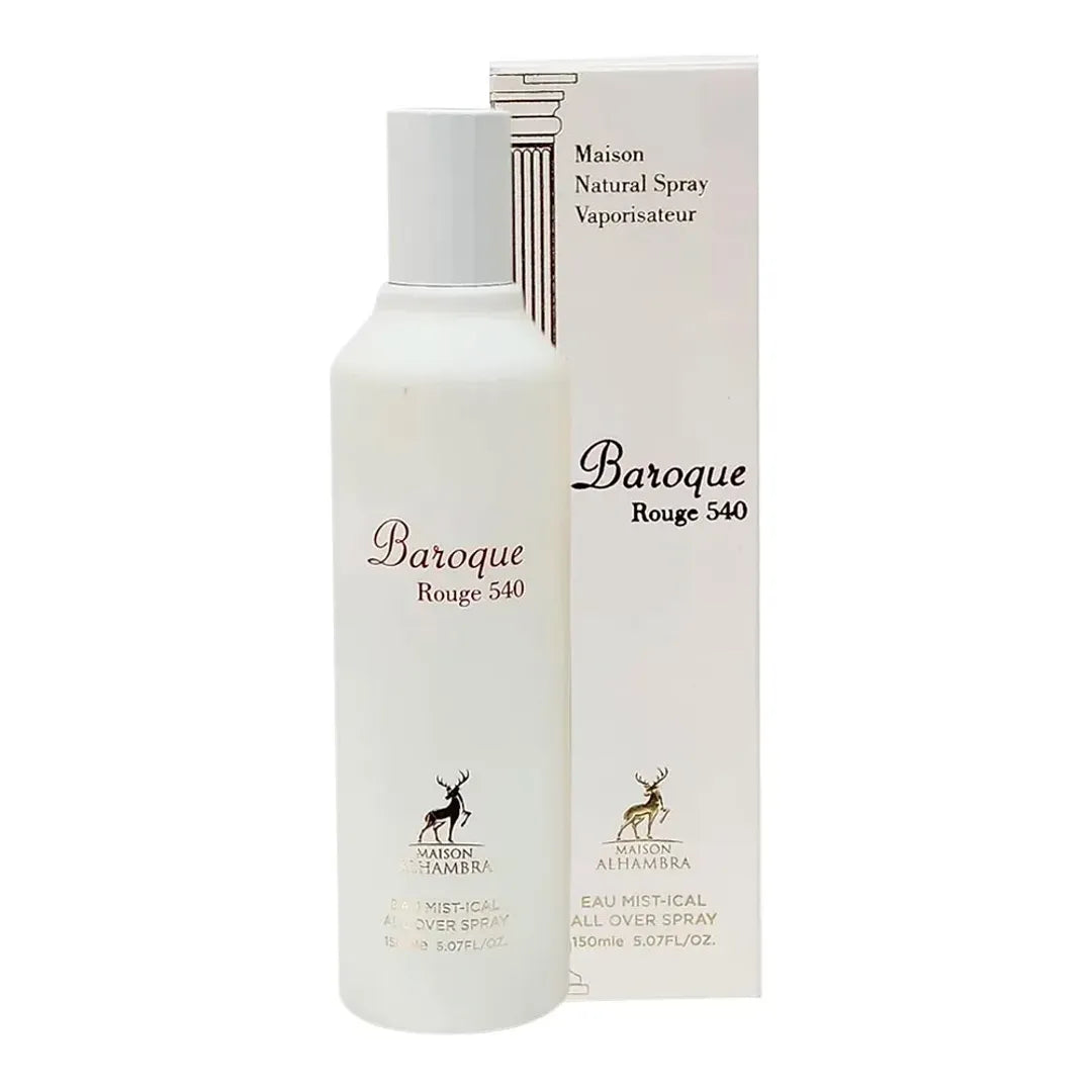 Maison Alhambra Baroque Rouge 540 Eau Mistical Splash Corporal Femenino 150ml