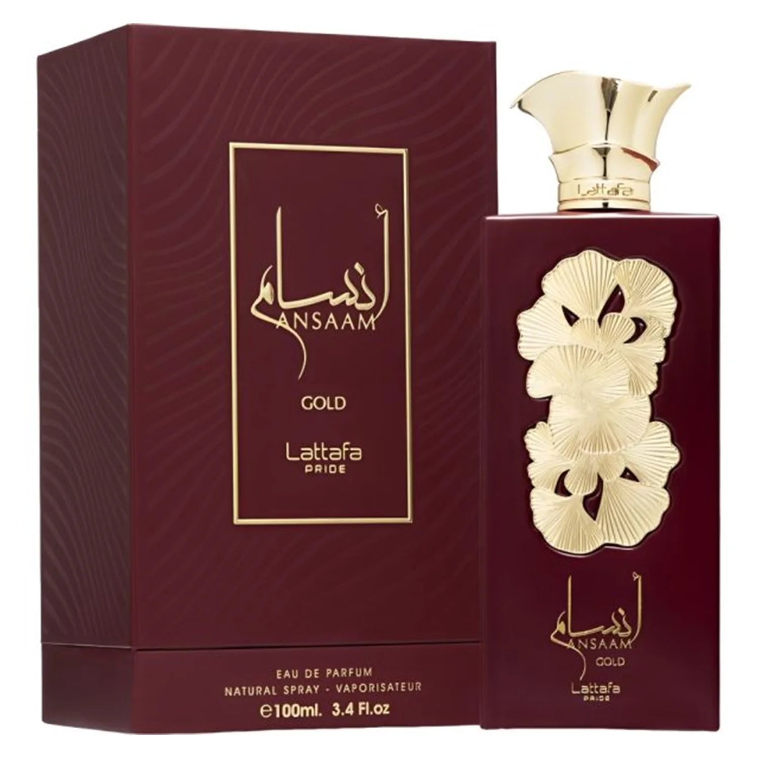 Lattafa Ansaam Gold Eau de Parfum Femenino 100ml.