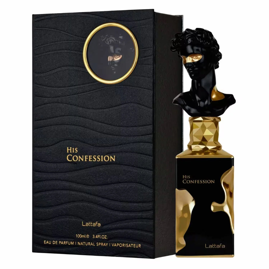 Lattafa His Confession Eau de Parfum Masculino 100ml