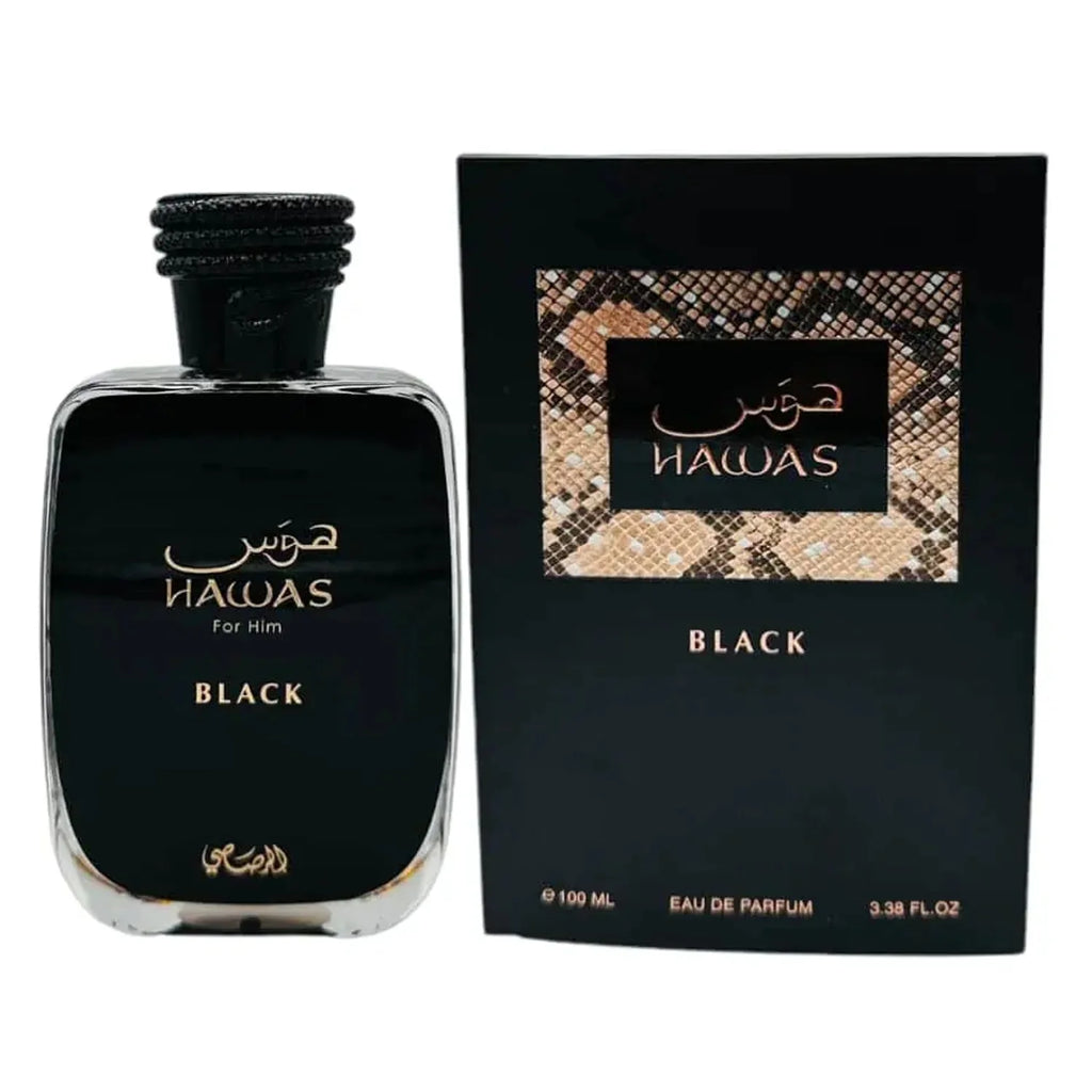Rasasi Hawas Black Eau de Parfum Masculino 100 ml