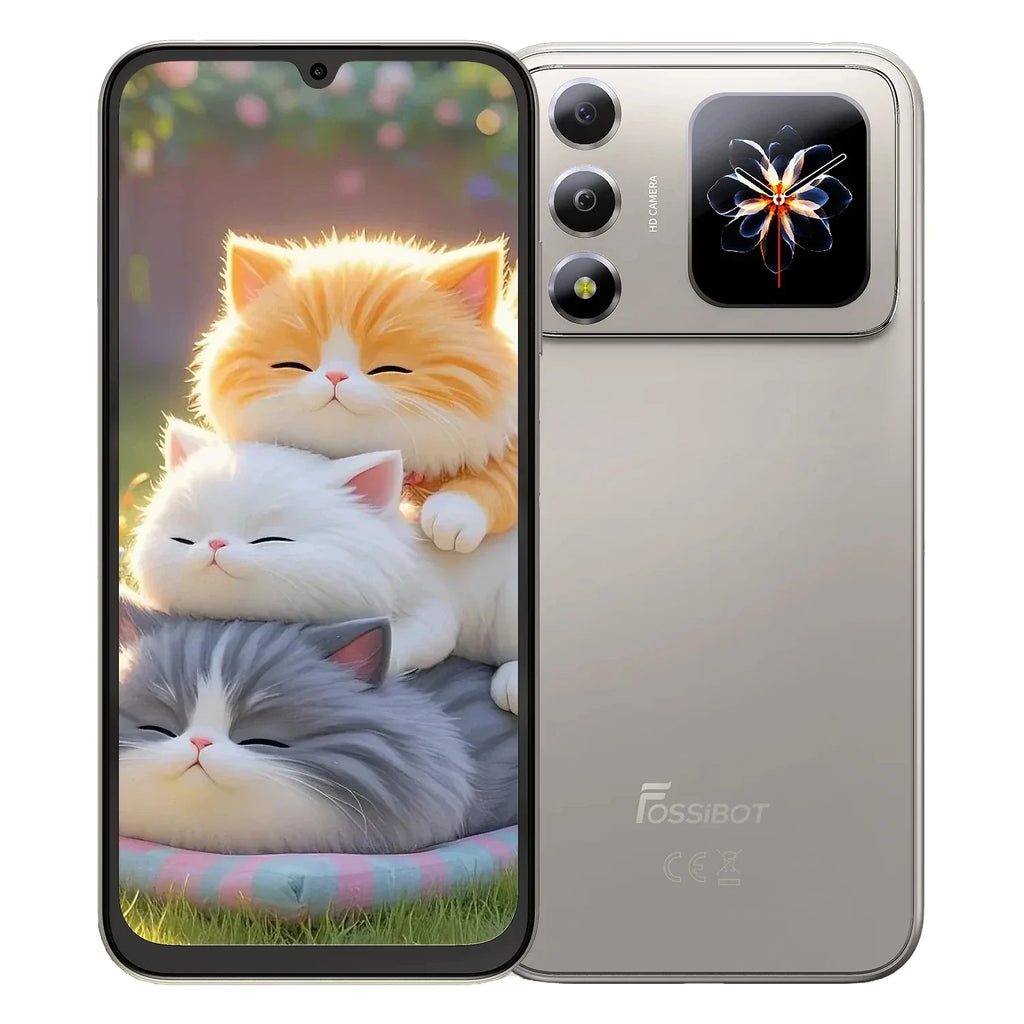 Fossibot S7 128GB 4GB RAM Dual SIM Pantalla 6.9" - Titanio Natural
