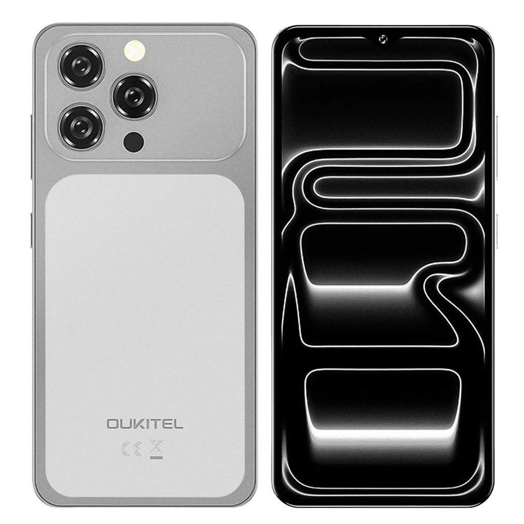 Oukitel C17 128GB 4GB RAM Dual SIM Pantalla 6.52" - Blanco y Plata